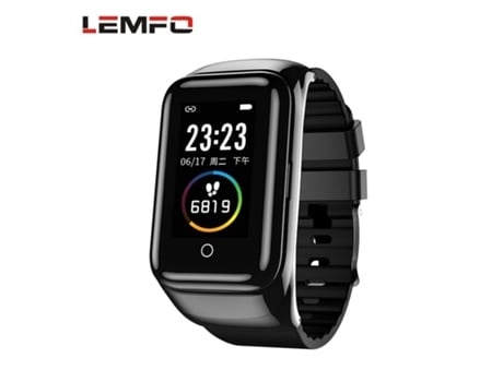 Smartwatch Original Lemfo M7 Bluetooth 2 En 1 Bracelet Noir