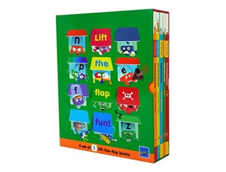 Livro Numberblocks and Alphablocks 5 Book LifttheFlap Set de Sweet Cherry Publishing (Inglês - Capa Dura)