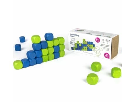 Jogo de Tabuleiro MILANIWOOD Connecting Cubes (4 Anos)