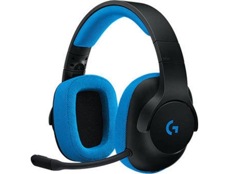 Auscultadores Gaming  G233 (Com fio - Com Microfone - Preto)