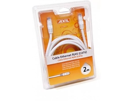 Cabo Ethernet AXIL (RJ45 - 2m - Branco)