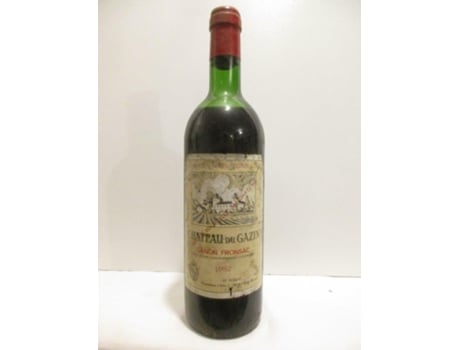 Vinho Tinto CHÂTEAU DU GAZIN 1982 (75 cl - 1 unidade)