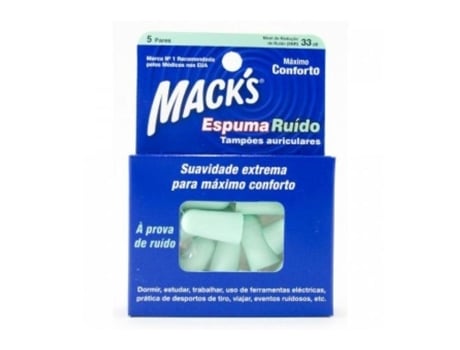 Mack S Espuma Ruido Tampao Oto X5