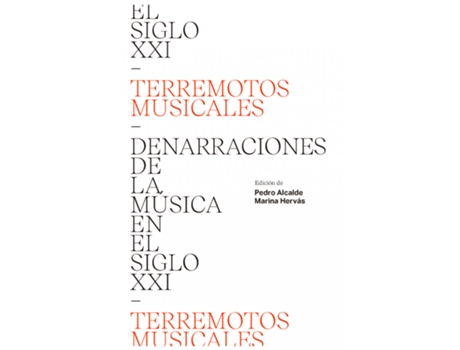 Livro Terremotos Musicales de Alcalde, Pedro (Espanhol)