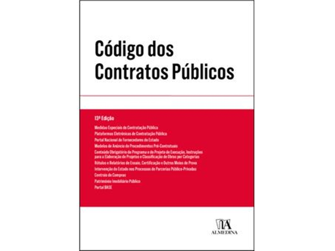 Livro Código Dos Contratos Públicos De Almedina (Português) | Worten.pt