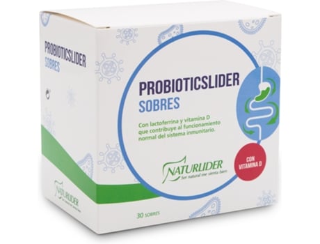 Suplemento Alimentar NATURLIDER Probioticslider 30 Saquetas (150 ml)