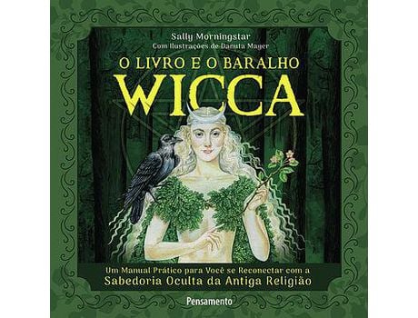 Livro O Livro e o Baralho Wicca de Sally Morningstar (Português)