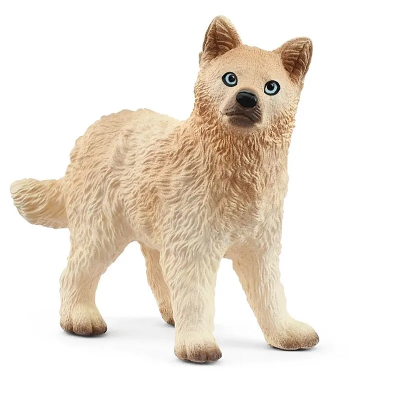 Figura do filhote de lobo do Ártico Vida Selvagem Coleção SCHLEICH 14881