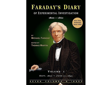 Livro Faradays Diary of Experimental Investigation 2nd edition Vol 1 de Michael Faraday (Inglês)