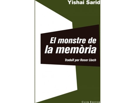 Livro El Monstre De La Memòria de Yishai Sarid (Catalão)