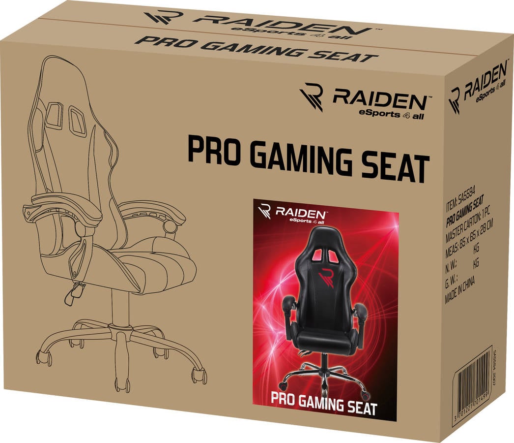 Secretaria Gaming SUBSONIC Raiden e-sports Bl