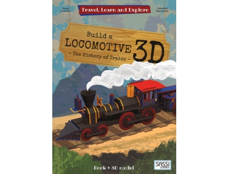 Livro Build a Locomotive 3D de Valentina Facci (Inglês)