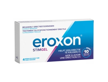 Tratamento para disfunção erétil EROXON Stimgel 4 tubos de dose única