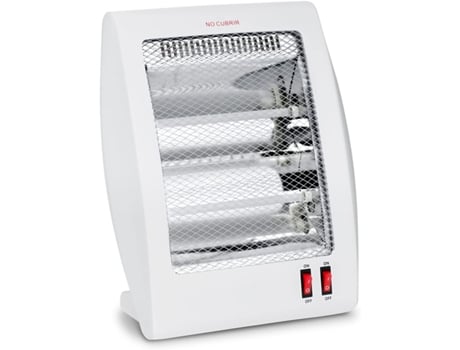 Fogão Elétrico de Quartzo de Baixo Consumo com 2 Tubos 800W Com 2 Níveis de Potência 400 W /800 W Interruptor Anti-Inclinação RESTAR