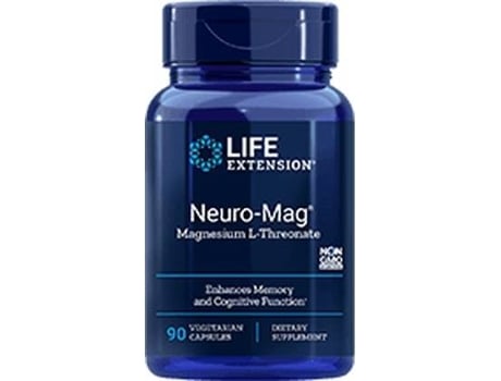 Suplemento Alimentar LIFE EXTENSION L-Treonato De Neuromagnésio (90 cápsulas vegetais)