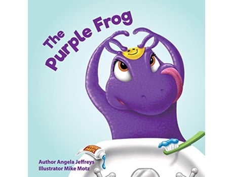 Livro The Purple Frog de Angela Jeffreys (Inglês)