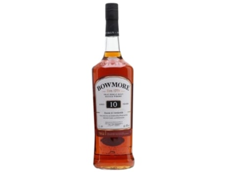 Whisky MORRISON'S BOWMORE Single Malt Morrison's Bowmore Dark & Intense 10 Anos (1 L - 1 unidade)