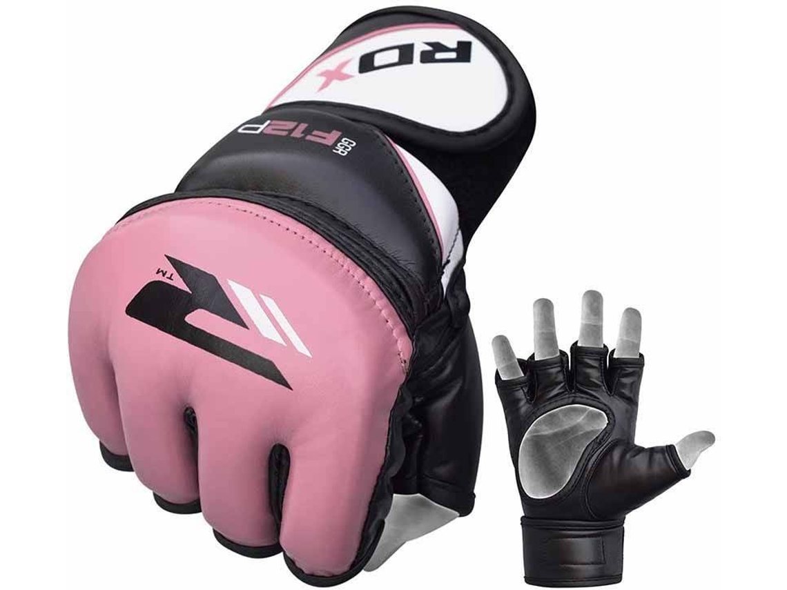 RDX Sports F12 MMA Grappling Gloves For Women Pink