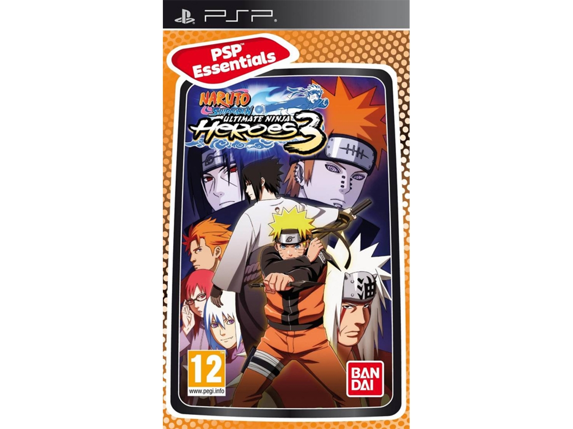 Jogo Naruto Shippuden: Ultimate Ninja Heroes 3 - PSP (Usado) - Elite Games  - Compre na melhor loja de games - Elite Games