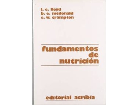 Livro Fundamentos De Nutrición de VVAA (Español)