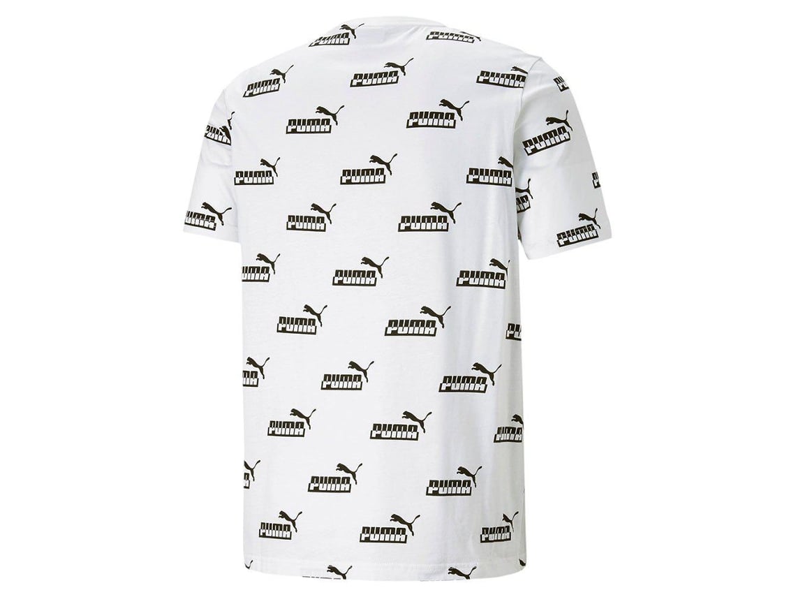 Puma Amplified Allover Print Short Sleeve T-Shirt