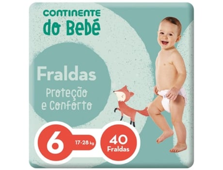 Fraldas Proteção e Conforto 17-28kg T6