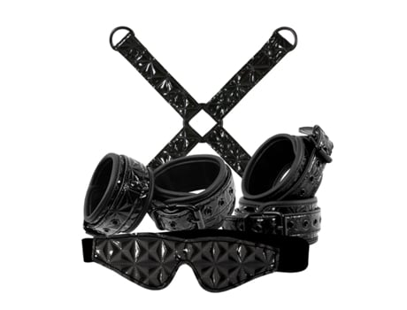 Conjunto Erótico Bondage NS NOVELTIES Sinful (Preto)