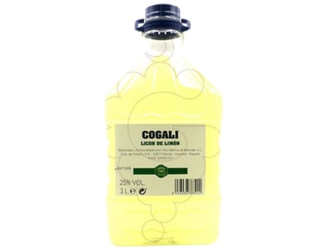 Cachaça NOR-IBERICA DE BEBIDAS Nor-Iberica De Bebidas Cogali Limón Pet (3 L - 1 unidade)