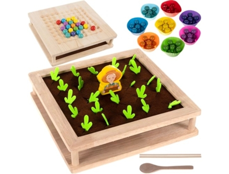 Wooden Puzzle KRUZZEL Farm 22755