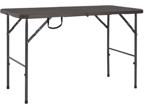 Mesa dobrável para acampamento, mesa de ping pong dobrável 160x80x70 cm com  mesa dobrável para jardim