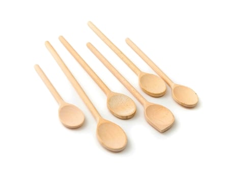 Conjunto de 6 Cucharas de Cocina de Madera de 20 Cm 35 Cm TUULI