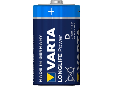 Pilhas Varta Longlife Power D Mono LR20 (Recondicionado A+)