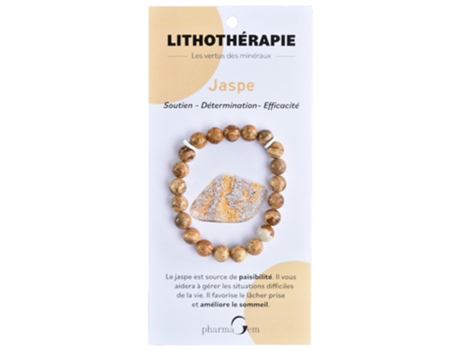 Pulseira Litoterapia Jaspe 8 Mm PHARMAGEM