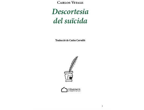 Livro Descortesia Del Suïcida de Carlos Vitale (Catalão)