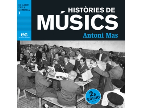 Livro Històries De Músics de Antoni Mas Bou (Catalão)