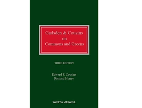 Livro Gadsden and Cousins on Commons and Greens de Edward Cousins (Inglês - Capa Dura)