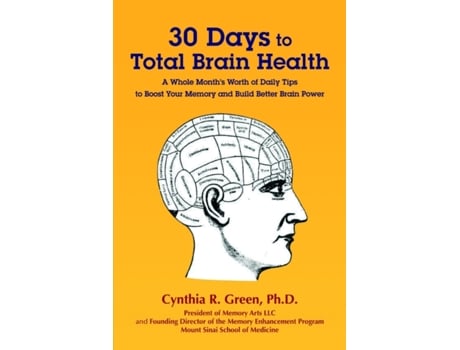 Livro 30 Days to Total Brain Health Cynthia Green (Inglês)