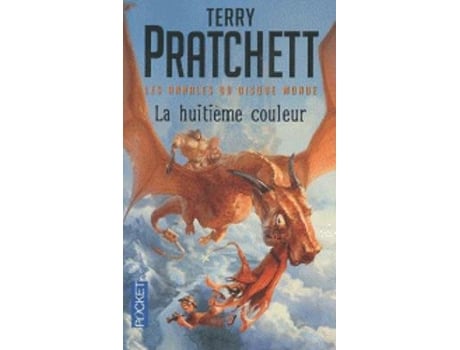 Livro la huitieme couleur (disque-monde 1) de terry pratchett (francês)