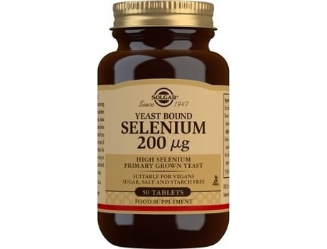 Selénio em levedura  200 mcg (50 comprimidos)