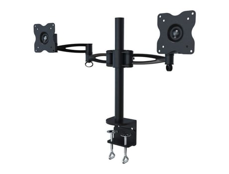 Suporte de Mesa com 2 Braços Articulados Ajustáveis para 2 Monitores de 15-27' 8 kg ERARD Nextia D-2