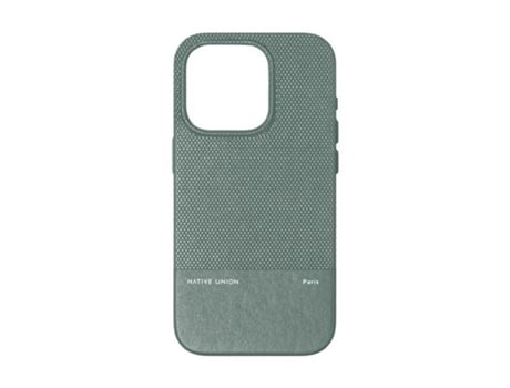 Capa para iPhone 15 Pro NATIVE UNION Acrílico Verde .