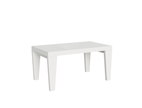 Mesa de Refeição ITAMOBY Spimbo (90x160/264 - Painéis em Melamina - Freixo Branco)