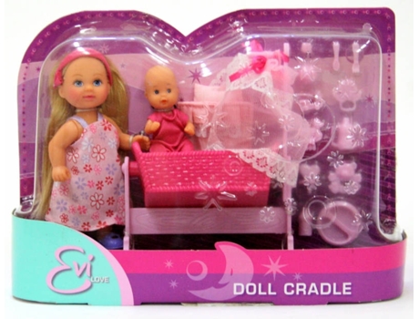 Conjunto de Bonecos  Doll Cradle