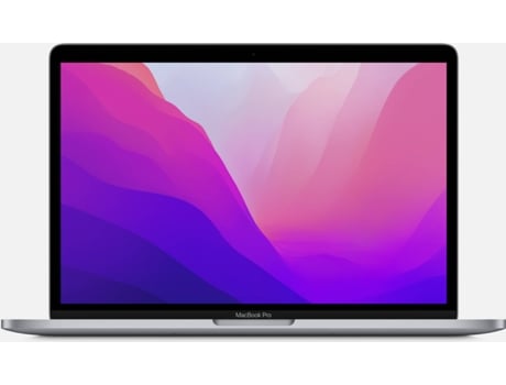 MacBook Pro APPLE Cinzento Sideral (13.3'' - Apple M2 8-core - RAM: 8 GB - 512 GB SSD - GPU 10-core)