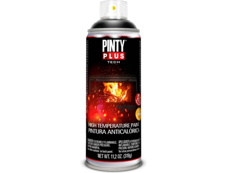 Spray PINTY PLUSAlta Temperatura Preto 400Ml