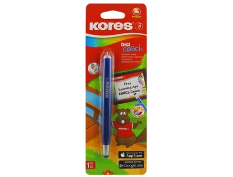 Caneta de Entrada KORES Touch Pen Digi Coach Cores Sortidas