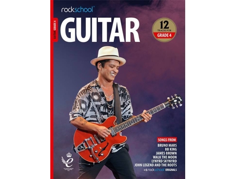 Livro ROCKSCHOOL Guitar - Grade 4 2018+ (Para Guitarra Elétrica - Idioma: Inglês)