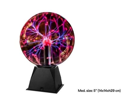 Plasma Ball ITOTAL 14 X 14 X 29 Cm Cor de Rosa Multicolor