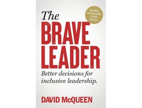 Livro The BRAVE Leader de David McQueen (Inglês)