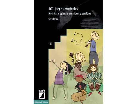 Livro 101 Juegos Musicales de Biblioteca Eufonia (Espanhol)